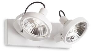 Ideal lux ® Спот | GLIM PL2 BIANCO | GU10 max 2 x 50W | IP20 - 200200