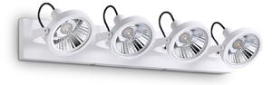 Ideal lux ® Спот | GLIM PL4 BIANCO | GU10 max 4 x 50W | IP20 - 200217