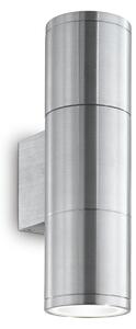 Ideal lux ® Аплик | GUN AP2 SMALL ALLUMINIO | GU10 max 2 x 35W | IP44 - 033013