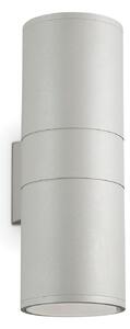 Ideal lux ® Аплик | GUN AP2 BIG GRIGIO | E27 max 2 x 60W | IP54 - 163604