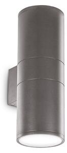 Ideal lux ® Аплик | GUN AP2 BIG ANTRACITE | E27 max 2 x 60W | IP54 - 236858