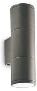 Ideal lux ® Аплик | GUN AP2 SMALL ANTRACITE | GU10 max 2 x 35W | IP44 - 236841