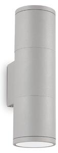 Ideal lux ® Аплик | GUN AP2 SMALL GRIGIO | GU10 max 2 x 35W | IP44 - 163628