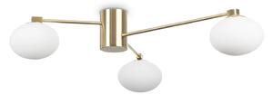 Ideal lux ® Плафон | HERMES PL3 D90 OTTONE | G9 max 3 x 28W | IP20 - 288260