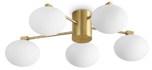 Ideal lux ® Плафон | HERMES PL5 D60 OTTONE | G9 max 5 x 28W | IP20 - 316697