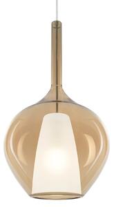 Ideal lux ® Пендел | KALIQUE-1 SP1 D28 AMBRA | E27 max 1 x 42W | IP20 - 359526
