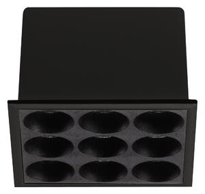 Ideal lux ® LED луна | LIKA FI SLIM SQUARE 10W 3000K NERO | 10W | IP20 - 369518