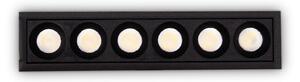 Ideal lux ® LED луна | LIKA FI SLIM 10W 3000K NERO | 10W | IP20 - 305813
