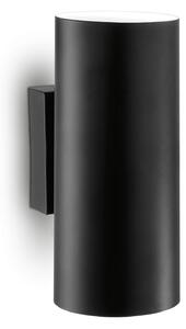 Ideal lux ® Аплик | LOOK AP2 ROUND D60 H150 NERO | GU10 max2 x 28W | IP20 - 095998