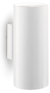 Ideal lux ® Аплик | LOOK AP2 ROUND D60 H150 BIANCO | GU10 max2 x 28W | IP20 - 096018