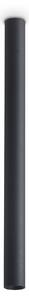 Ideal lux ® Плафон | LOOK LED PL1 ROUND D30 H400 ON-OFF NERO 3000K | 5W | IP20 - 370897