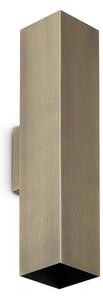 Ideal lux ® Аплик | LOOK AP2 SQUARE D60 H300 BRUNITO | GU10 max2 x 28W | IP20 - 370392