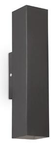 Ideal lux ® Аплик | LOOK AP2 SQUARE D60 H300 NERO | GU10 max 2 x 28W | IP20 - 126890
