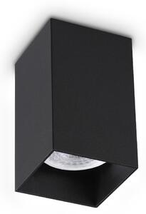 Ideal lux ® Спот | LOOK PL1 SQUARE D60 H100 NERO | GU10 max1 x 28W | IP20 - 353845