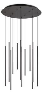 Ideal lux ® Полилей | LOOK LED SP12 ROUND DROP D16 ON-OFF NE 2700K | LED 19W | IP20 - 341095