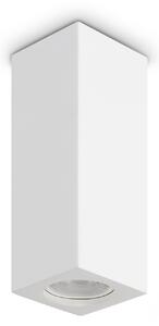 Ideal lux ® Спот | LOOK PL1 SQUARE D70 H200 GESSO | GU10 max1 x 28W | IP20 - 355764