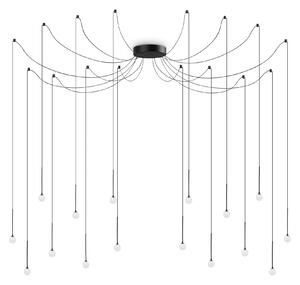 Ideal lux ® Полилей | LUCCIOLA SP16 NERO | LED 16W | IP20 - 284002