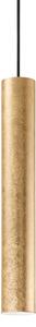 Ideal lux ® Пендел | LOOK SP1 ROUND D60 H400 ORO | GU10 max1 x 28W | IP20 - 141817