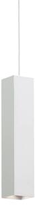 Ideal lux ® Пендел | LOOK SP1 SQUARE D60 H400 BIANCO | GU10 max 1 x 28W | IP20 - 126906