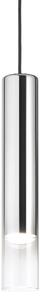 Ideal lux ® Пендел | LOOK SP1 ROUND D60 H400 TRASPARENTE | GU10 max1 x 28W | IP20 - 194806