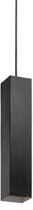 Ideal lux ® Пендел | LOOK SP1 SQUARE D60 H400 NERO | GU10 max 1 x 28W | IP20 - 126913