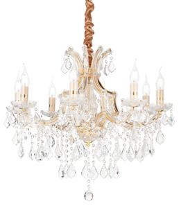 Ideal lux ® Полилей | NAPOLEON SP8 ORO | E14 max 8 x 40W | IP20 - 167398