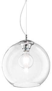 Ideal lux ® Пендел | NEMO SP1 D30 TRASPARENTE | E27 max 1 x 42W | IP20 - 052809