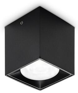 Ideal lux ® Плафон | NITRO PL D04 SQUARE NERO 3000K | 5W | IP20 - 319803