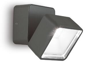 Ideal lux ® Аплик | OMEGA AP SQUARE ANTRACITE 4000K | 7W | IP54 - 285511