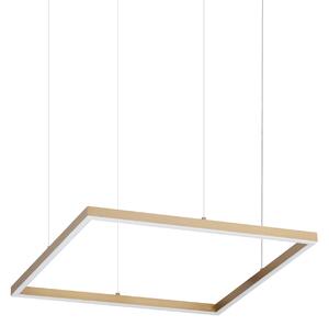 Ideal lux ® Пендел | ORACLE SLIM SP D050 SQUARE 3000K ON-OFF OT | 33W | IP20 - 370415