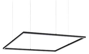 Ideal lux ® Пендел | ORACLE SLIM SP D090 SQUARE 3000K ON-OFF NE | 53W | IP20 - 259208