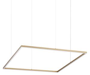 Ideal lux ® Пендел | ORACLE SLIM SP D090 SQUARE 3000K ON-OFF OT | 53W | IP20 - 370538