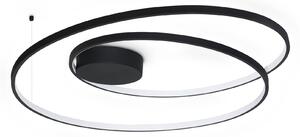 Ideal lux ® Плафон | OZ PL D080 ON-OFF NERO 3000K | 52W | IP20 - 365053