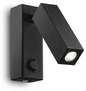 Ideal lux ® Аплик | PAGE AP SQUARE NERO | LED 3W | IP20 - 142241