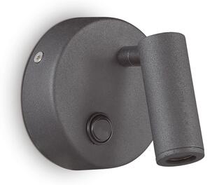 Ideal lux ® Аплик | PAGE AP ROUND NERO | LED 3W | IP20 - 142579