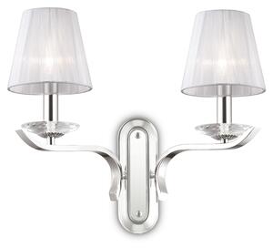 Ideal lux ® Аплик | PEGASO AP2 BIANCO | E14 max 2 x 28W | IP20 - 059211