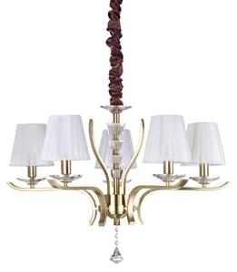 Ideal lux ® Полилей | PEGASO SP5 OTTONE | E14 max 5 x 28W | IP20 - 197722
