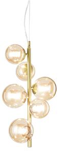 Ideal lux ® Полилей | PERLAGE SP6 AMBRA | G9 max 6 x 15W | IP20 - 317793