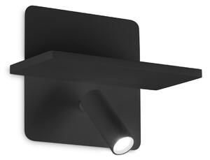 Ideal lux ® Аплик | PIANO AP NERO | LED 10W | IP20 - 287300