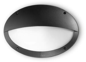 Ideal lux ® Аплик | POLAR-2 AP1 OVAL NERO | E27 max 1 x 23W | IP66 - 096728