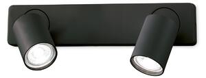 Ideal lux ® Спот | RUDY AP2 ROUND NERO | GU10 max 2 x 35W | IP20 - 229034