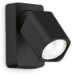 Ideal lux ® Спот | RUDY AP1 SQUARE NERO | GU10 max 1 x 35W | IP20 - 321530