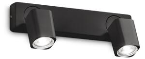 Ideal lux ® Спот | RUDY AP2 SQUARE NERO | GU10 max 2 x 35W | IP20 - 321509