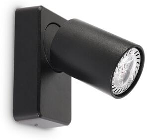 Ideal lux ® Спот | RUDY AP1 ROUND NERO | GU10 max 1 x 35W | IP20 - 229010