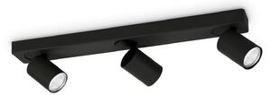 Ideal lux ® Спот | RUDY PL3 ROUND NERO | GU10 max 3 x 35W | IP20 - 229058