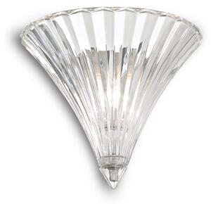 Ideal lux ® Аплик | SANTA AP1 SMALL TRASPARENTE | E14 max 1 x 40W | IP20 - 013060