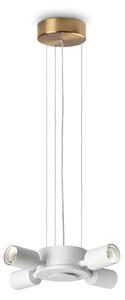 Ideal lux ® Полилей | SET UP MSP4 OTTONE | E27 max4 x 42W | IP20 - 348261