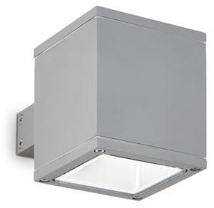 Ideal lux ® Аплик | SNIF AP1 SQUARE GRIGIO | G9 max 1 x 40W | IP44 - 118666