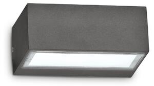 Ideal lux ® Аплик | TWIN AP1 ANTRACITE | G9 max 1 x 28W | IP44 - 115368