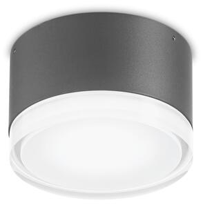 Ideal lux ® Плафон | URANO PL1 SMALL ANTRACITE | GX53 max 1 x 15W | IP44 - 168111